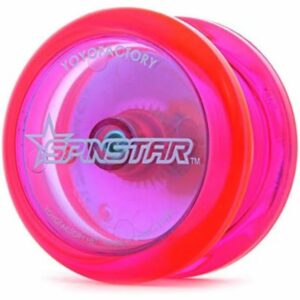 Yoyo Spinstar Pink/Blue Cap with DVD for beginners (Yoyo Factory) (24) Kualitas Terbaik