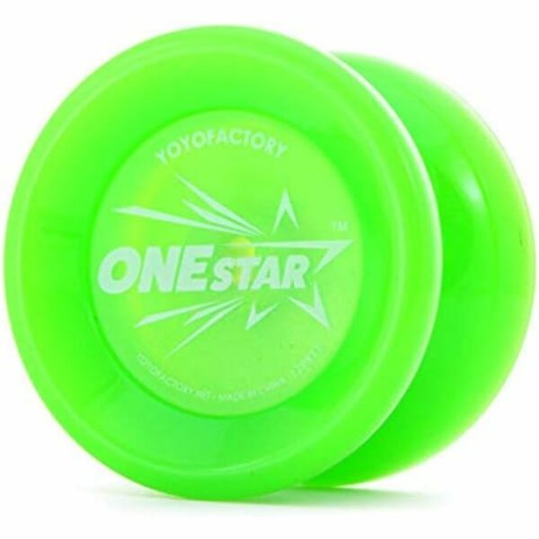 Yoyo OneStar Green with DVD for beginners (Yoyo Factory) (24) Kualitas Terbaik