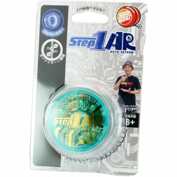 Yoyo Spin Gear Step One AR Automatic Return Mysterious Glow Yoyo (Clear x Blue) (24) Kualitas Terbaik