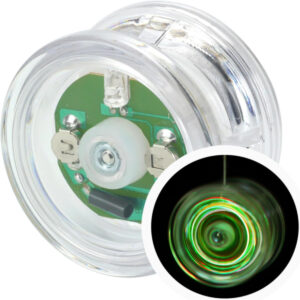 Yo-Yo Spin Gear Step One AR Glows When Rotating! Automatically Returns Mysterious Yo-Yo (Clear)