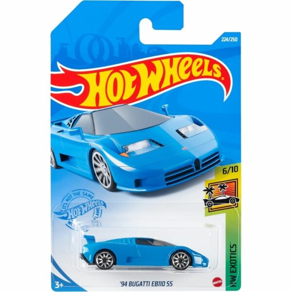 Hot Wheels Bugatti EB110 SS (HCM60) Orisinil Kualitas Tinggi