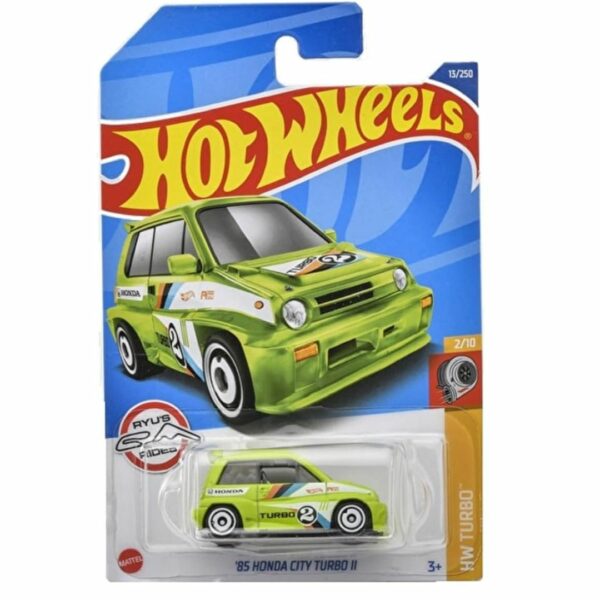 Hot Wheels 85 Honda City Turbo II Green (‎HHD76) (HW TURBO) Orisinil Kualitas Tinggi