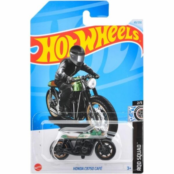 Hot Wheels Honda CB750 Cafe HXP86 (ROD SQUAD) Orisinil Kualitas Tinggi