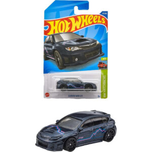 Mobil Mainan Hot Wheels Basic Subaru WRX STI blue