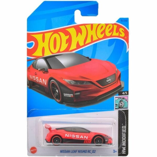 [Mini Car] Hot Wheels Nissan Leaf Nismo RC 02 Basic (Hot Wheels HNJ88) (WH Modified) Kualitas Premium