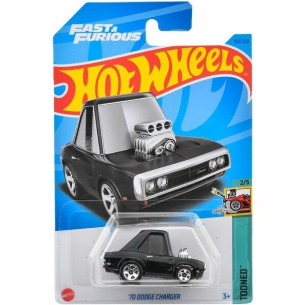 [Mini Car] Hot Wheels 70 Dodge Charger Basic (Hot Wheels HNK32) (Tooned) Kualitas Premium