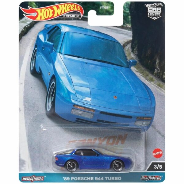 [Mini Car] Hot Wheels Premium 89 Porsche 944 Turbo (Hot Wheels HKC56) (Hot Wheels Car Culture) Kualitas Premium