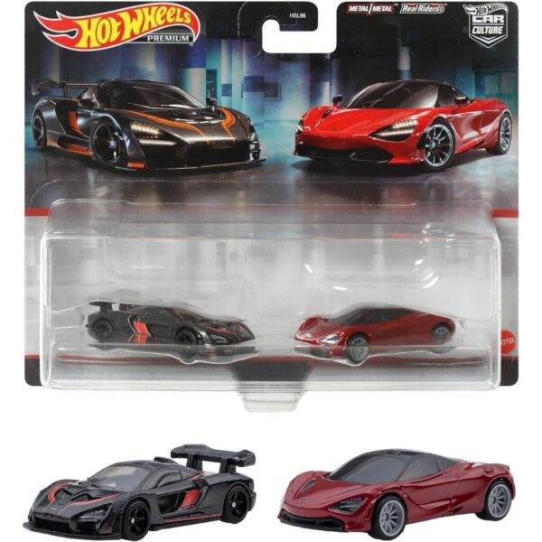 [Mini Car] Hot Wheels Premium McLaren Sena-McLaren 720S 2-Pack (Hot Wheels HFF97) (Hot Wheels Car Culture) Kualitas Premium