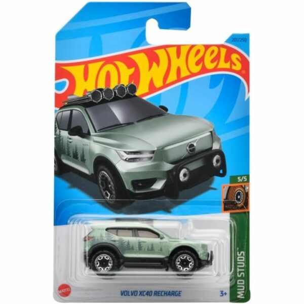 [Mini Car] Hot Wheels Volvo XC40 Recharge basic (Hot Wheels HNK40) (Mudstuds) Kualitas Premium