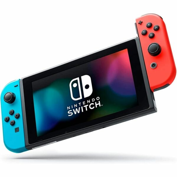 [Console] Nintendo Switch Main Unit Joy-Con (L) Neon Blue / (R) Neon Red (Nintendo) (2019) Asli