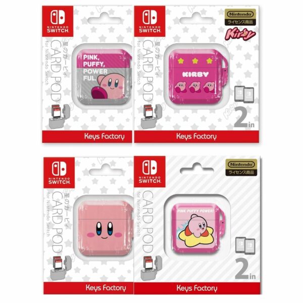 [Cartridge Case] Kirby Card Pod for Nintendo Switch (4 Varian) (Keys Factory) Terbaik