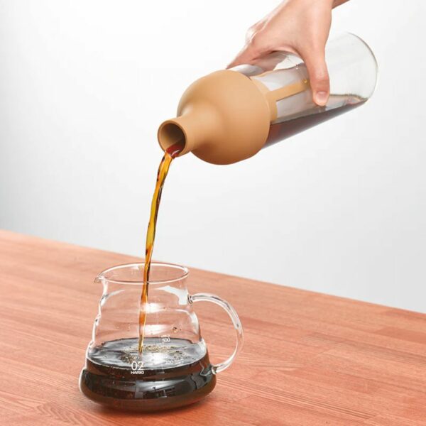 Hario Filter in Cold Brew Coffee Bottle