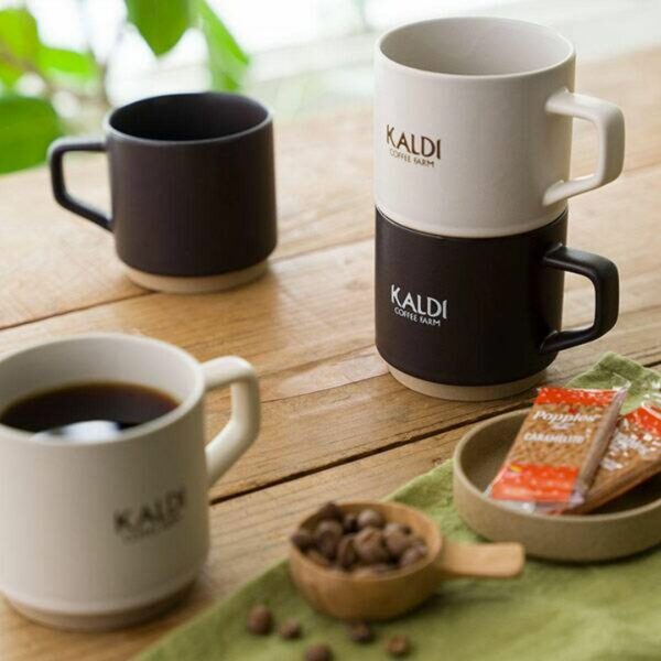 Kaldi Stacking Mug Coffee Cup 2 Variants (Black/White)