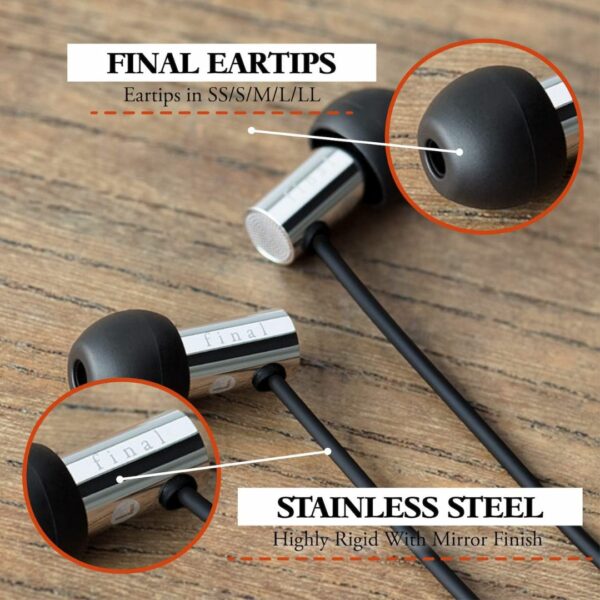 Earphone Final Audio E3000C Earphones with mic and controller Kualitas Terbaik