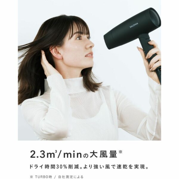 [Pengering Rambut] Salonia Speedy Ion Hair Dryer Grey