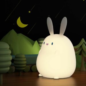 Lampu Tidur LED Cute Rabbit Night Light - Clever Rabbit