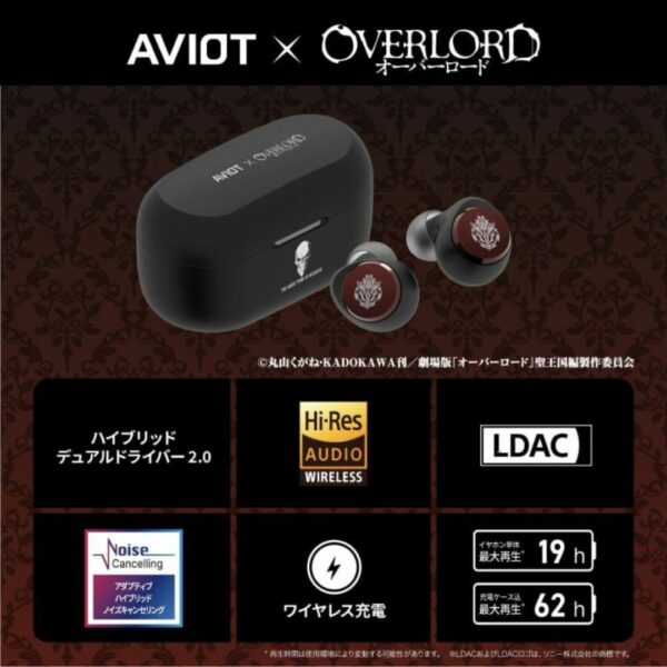 [TWS] Aviot x Overlord TE-V1R-OVL Wireless Earphone (PO-24)