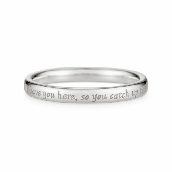 [Cincin] Fullmetal Alchemist Roy Mustang Message Ring Silver (PO-24)