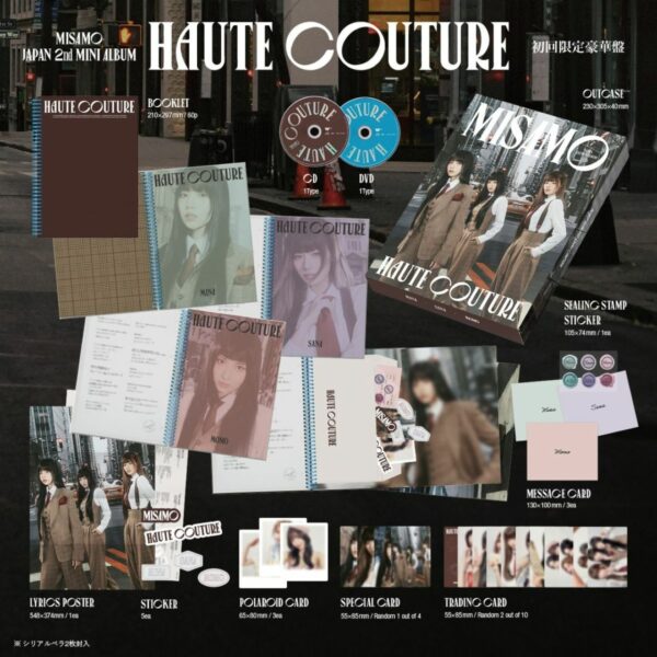 [CD+DVD] MISAMO - HAUTE COUTURE Deluxe edition with bonus (PO-24)