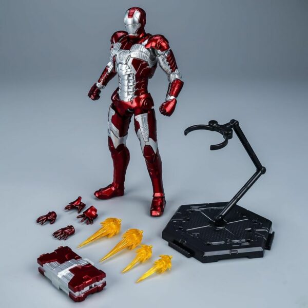 [Figure] HiPlay 1/12 Infinity Saga Iron Man MK 5 Action Plastic Model Full Set Terbaik