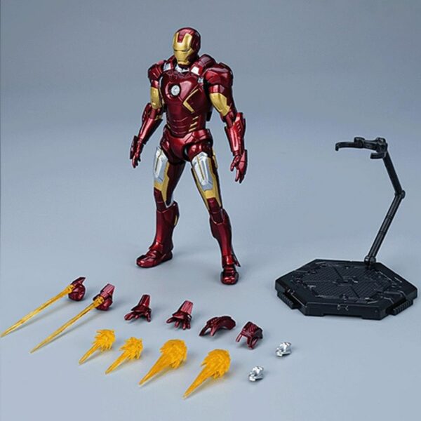 [Figure] HiPlay 1/12 Infinity Saga Iron Man MK 7 Action Plastic Model Full Set Terbaik