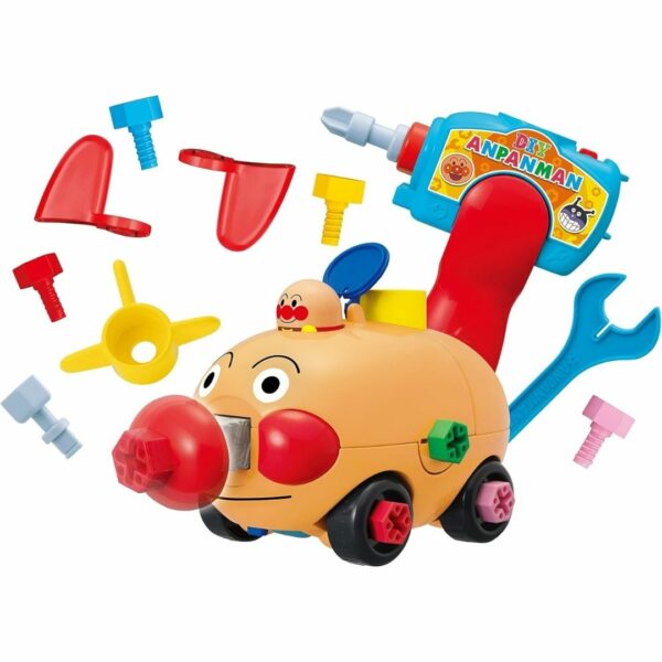 Sega Toys Anpanman Kumitate DIY Nose Punch! Screw Screw Anpanman Gou (2020) Koleksi Terbaik