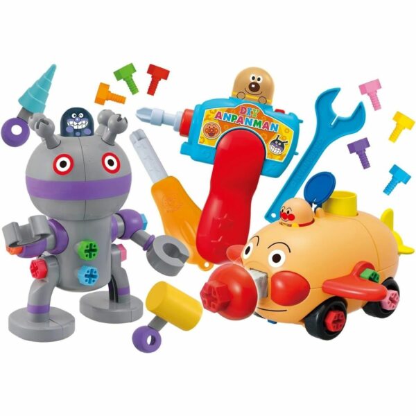 Sega Toys Anpanman Kumitate DIY Nose Punch with Screw Dandan DX (2020) Koleksi Terbaik