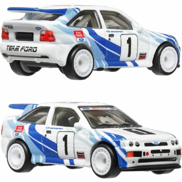 Hot Wheels HRR73 Premium 2-Pack '93 Ford Escort RS Cosworth / '87 Ford Sierra Cosworth Koleksi Terbaik