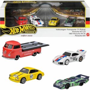 Hot Wheels HRT54 Premium Collector Set - Porsche Renschport Koleksi Terbaik