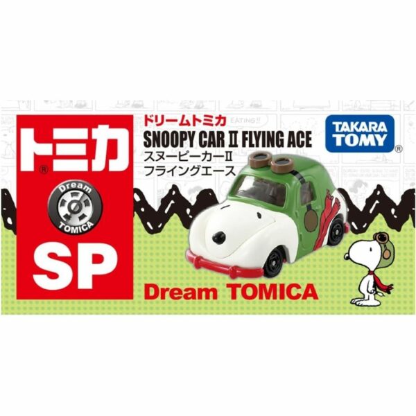 Takara Tomy Dream Tomica Snoopy car 2 Flying Ace