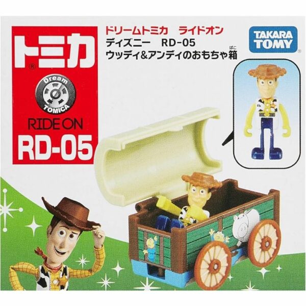 Takara Tomy Dream Tomica Ride On Disney RD-05 Woody Toy Box