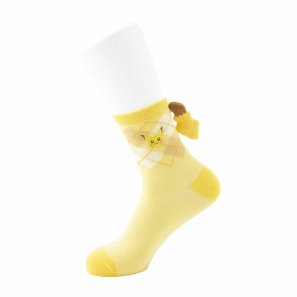 Kaos Kaki Pikachu Pokemon Socks with Tail