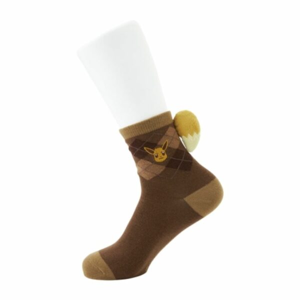 Kaos Kaki Eevee Pokemon Socks with Tail