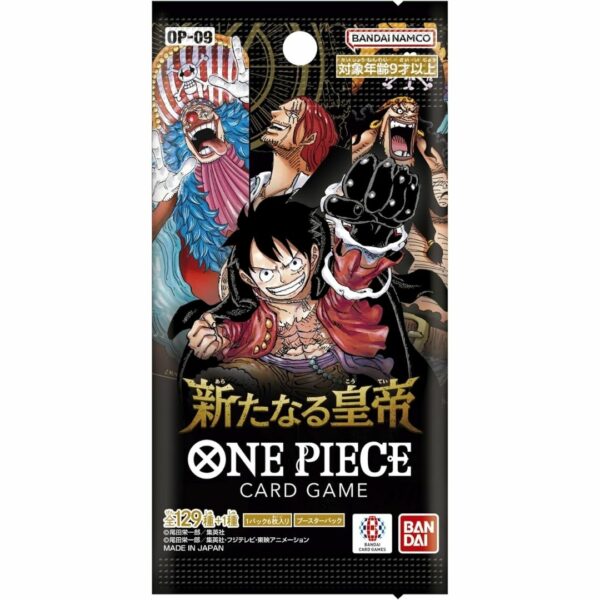 One Piece Card Game Booster Deck - The New Emperor OP-09 Game Kartu Terbaru (BANDAI NAMCO)