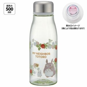 Tumbler Totoro Floral/Marching Clear Bottle 500ml