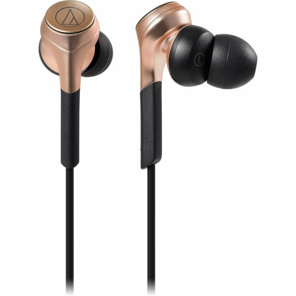 Audio Technica Earphones ATH-CKS660XBT Wireless Earphones (Silver/Gold)