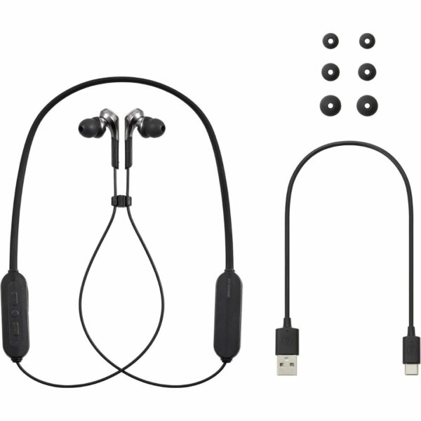 Audio Technica Earphones ATH-CKS660XBT Wireless Earphones (Silver/Gold)