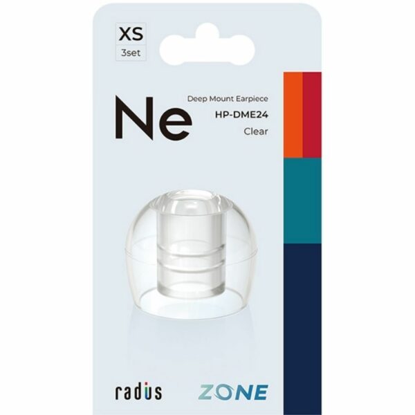 Radius Deep Mount ZONE earpiece 3 set HP-DME (4 sizes)