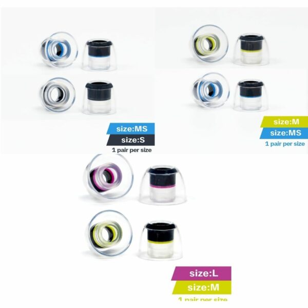 Eartips Pentaconn COREIR AL ALLOY Earpiece (7 sizes type)