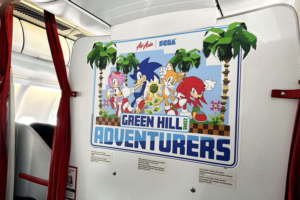 Hiasan Interior di Pesawat AirAsia 2