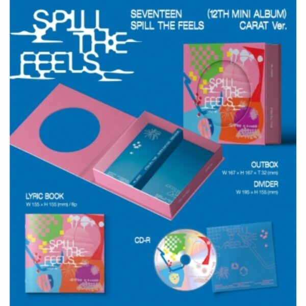 [CD] SEVENTEEN 12th Mini Album [SPILL THE FEELS] (CARAT Ver.) (PO-24)