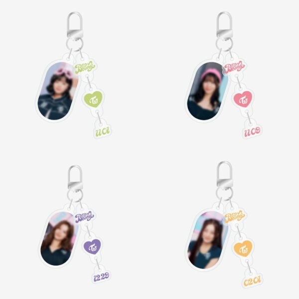 TWICE ACRYLIC PHOTO KEY HOLDER (9 Variants) (PO-24)