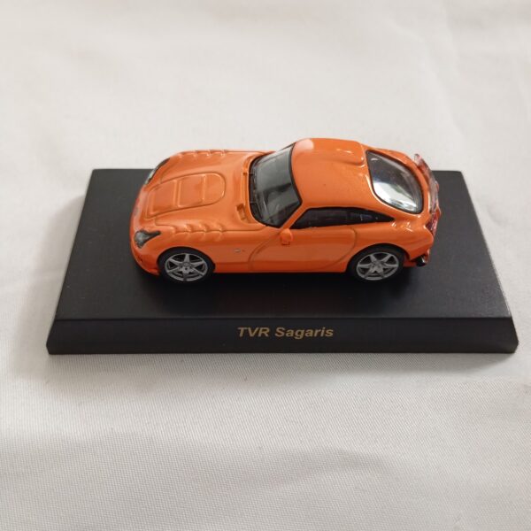 Minicar TVR Sagaris Orange 1/64