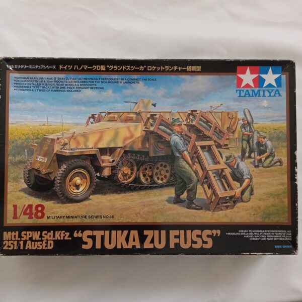 Model kit Tamiya 1/48 Stuka zu fuss (German Sd.Kfz.251/f Ausf. D)