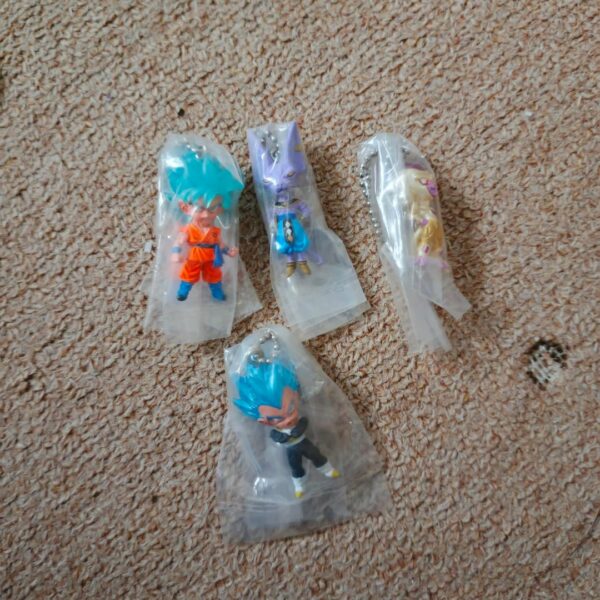 Gashapon Dragon Ball Super Deform Mascot Keychain (4pcs)