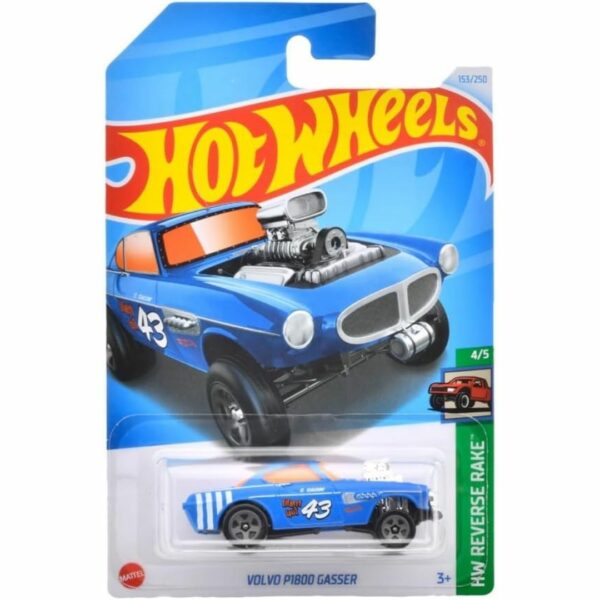 Hot Wheels HXR06 - Basic Car Volvo P1800 Gasser (Reverse Rake)