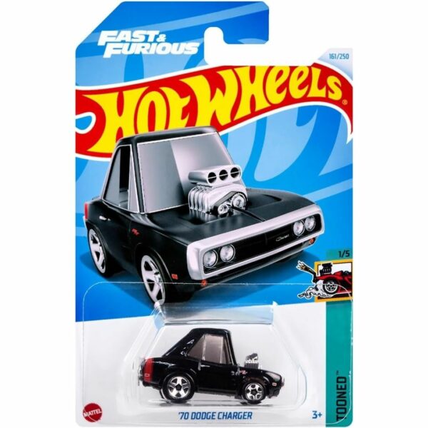 Hot Wheels HXR08 - 70 Dodge Charger Basic Car (Fast and Furious Tooned Series)