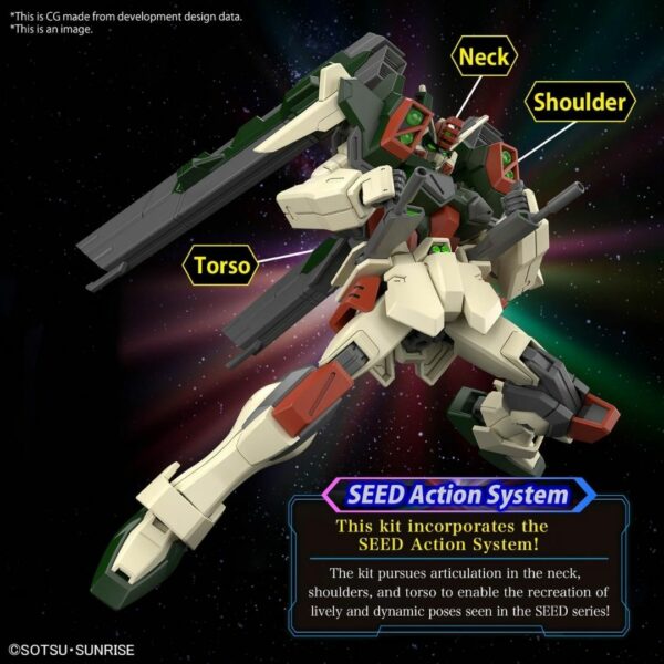 HG MSG SEED FREEDOM Lightning Buster Gundam 1/144 Scale (Mobile Suit Gundam)