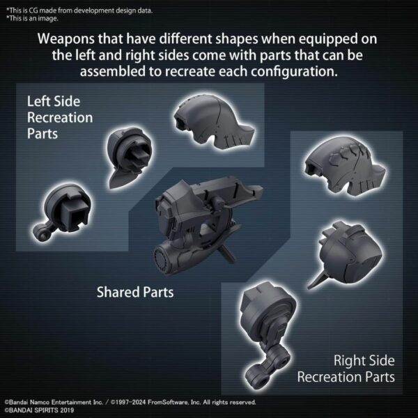 30MM Optional Parts Set ARMORED CORE VI FIRES OF RUBICON Weapon Set 01