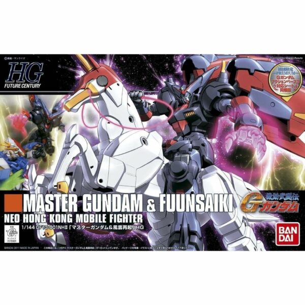 HGFC 1/144 GF13-001NHII Master Gundam & fuunsaiki